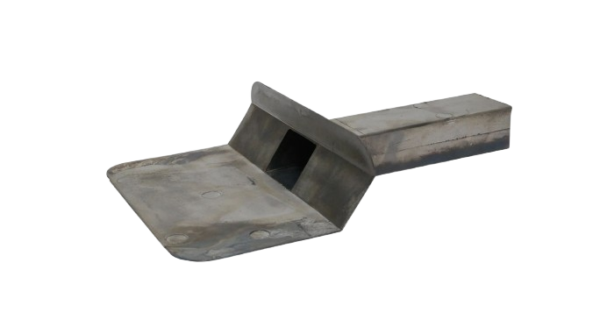Loden kiezelbak uitloop