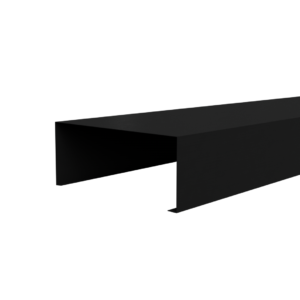 Zwart Aluminium Deklijst U-profiel