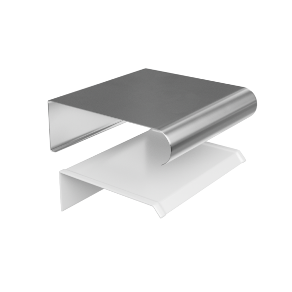 Blank Zink Afdekkap met kraal 90 Gr + Klang