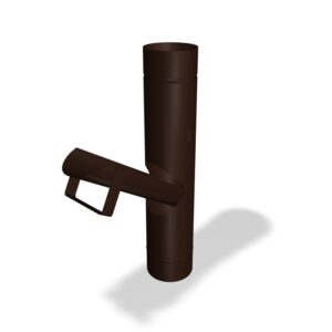 Prefa Hazelnootbruin Aluminium Regentonvuller met klep